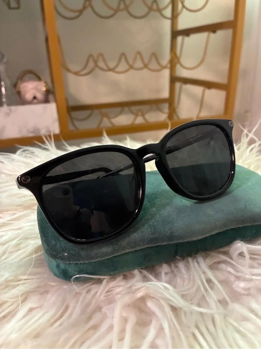 Gucci Black Wayfarer Sunglasses